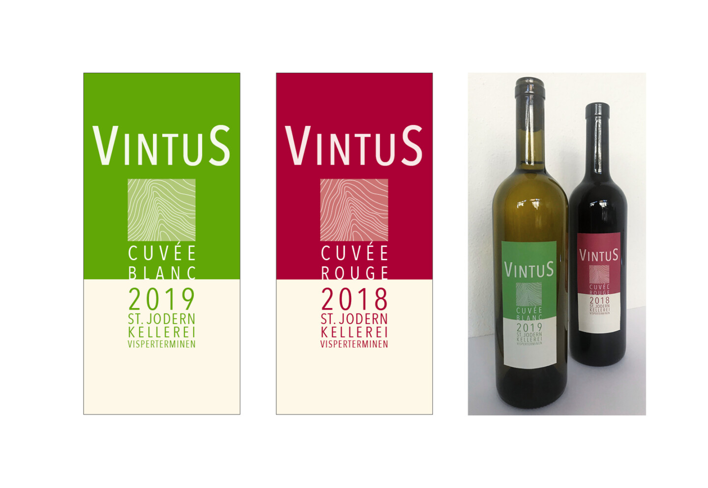 1000herz Artworks Luzern Franco Gritti Schubiweine Grafik Weinetikette Vintus B7